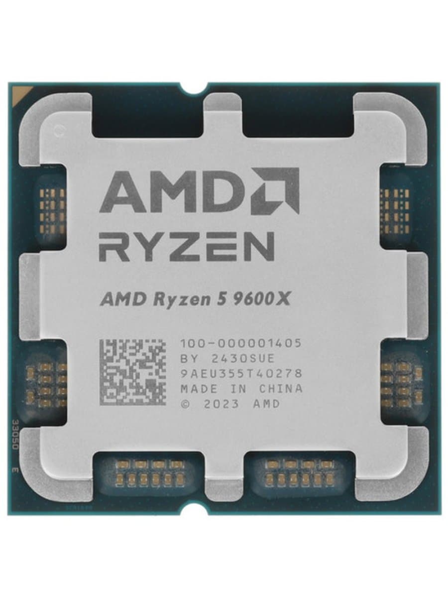 Процессор AM5 AMD RYZEN 5 9600X 3.9-5.4GHz,32MB Cache L3, 6Cores + 12Threads,Tray, Granite Ridge