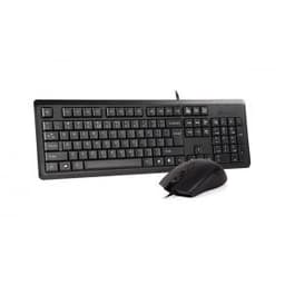Комплект клавиатура и мышь A4TECH KR-9276 (KR-92+OP-760) KEYBOARD + MOUSE SET USB BLACK US+RUSSIAN