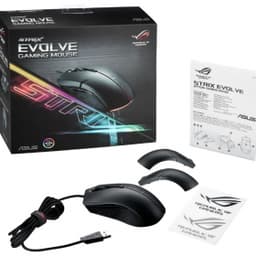 Мышь ASUS P302 ROG STRIX EVOLVE Aura RGB 7200dpi 8 button BLACK
