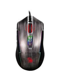 Мышь игровая A4TECH BLOODY P93A RGB Gaming Mouse BULLET GREY METAL FEET ACTIVE USB BLACK