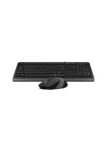 Комплект клавиатура и мышь A4TECH FSTYLER F1010 (FM10+FK10) MULTIMEDIA SLEEK COMFORT KEYBOARD + MOUSE COMBO SET USB BLACK US+R