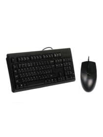 Комплект клавиатура и мышь A4TECH KR-8372 (KR-83+OP-720) KEYBOARD + MOUSE SET USB BLACK US+RUSSIAN