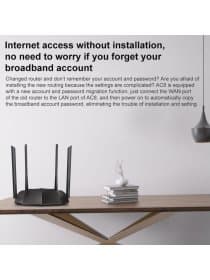 Wi-fi точка доступа и роутер Tenda AC8 AC1200 Smart Dual Band Gigabit Router 4*6dBi Antennas 300Mbps+867Mbps