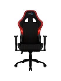 Игровое кресло AEROCOOL AERO 1 ALPHA BLACK&RED 2D Armrest 65mm wheels PVC Leather