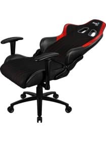 Игровое кресло AEROCOOL AERO 1 ALPHA BLACK&RED 2D Armrest 65mm wheels PVC Leather
