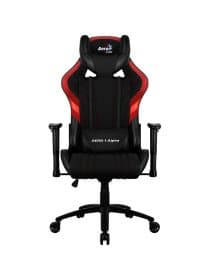 Игровое кресло AEROCOOL AERO 1 ALPHA BLACK&RED 2D Armrest 65mm wheels PVC Leather
