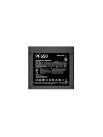 Блок питания DEEPCOOL PF650D 650W 80 PLUS certified 200-240V/ATX12V 2.3 & SSI EPS 12V Black flat