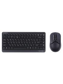 Комплект клавиатура и мышь A4TECH FSTYLER FG1112 (FG12+FGK11) MULTIMEDIA SLEEK COMFORT KEYBOARD + MOUSE COMBO SET WIRELESS BLACK