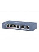 Коммутатор HUB Switch HIKVISION DS-3E0106P-E/M 4x10/100Mbps PoE,2x100Mbpc,PoE budget:35W Metal