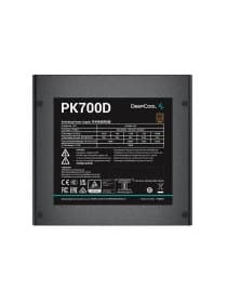 Блок питания DEEPCOOL PK700D 700W 80 PLUS BRONZE 100-240V/ATX12V 2.3 Black flat Active PFC+DC to DC