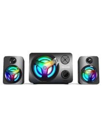 Акустическая система Microlab Subwoofer U-210 RGB 2.1 BLACK 11W (5W+3W*2)