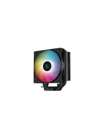 Кулер для процессора DEEPCOOL AG400 BLACK ARGB LGA115*/1700/1200/AMD 120mm PWM fan,300-1850rpm,4HP