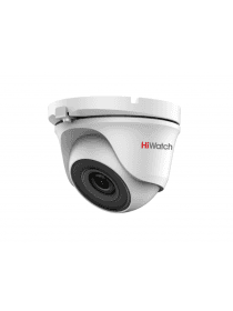 HD-TVI видеокамера HIWATCH DS-T203(B) (2.8mm) купольн,уличная 2MP,IR 20M