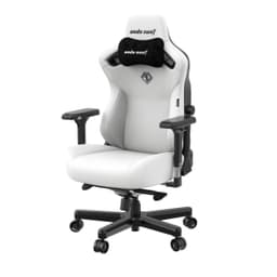 Игровое кресло AndaSeat AD12YDC-XL-01-W-PV/C Kaiser 3 XL WHITE 4D Armrest 65mm wheels PVC Leather