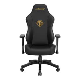 Игровое кресло AndaSeat AD18Y-06-B-PV/C Phantom 3 BLACK&GOLD 2D Armrest 60mm wheels PVC Leather