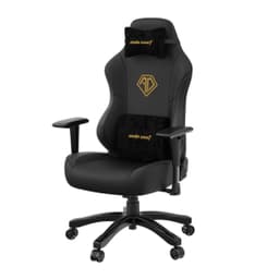Игровое кресло AndaSeat AD18Y-06-B-PV/C Phantom 3 BLACK&GOLD 2D Armrest 60mm wheels PVC Leather