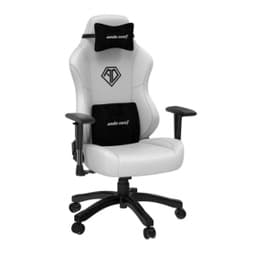 Игровое кресло AndaSeat AD18Y-06-W-PV Phantom 3 WHITE 2D Armrest 60mm wheels PVC Leather