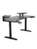 Игровой стол AndaSeat AD-D-DD1-1600L-02-B Shadow Warrior Carbon Fiber Texture Tabletop RGB