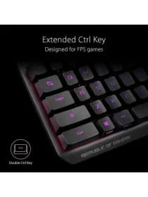 Механическая игровая клавиатура ASUS XA05 ROG STRIX SCOPE RX/RD/RU RGB GAMING MECHANICAL KEYBOARD BACKLIGHT ROG NX RED US/RU