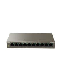 Коммутатор HUB Switch Tenda TEF1110P-8-102W 8-port PoE 10/100Mbps + 2-port 10/100Mbps
