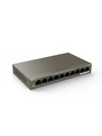 Коммутатор HUB Switch Tenda TEF1110P-8-102W 8-port PoE 10/100Mbps + 2-port 10/100Mbps