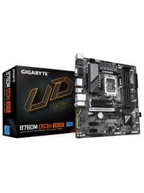 Материнская плата LGA1700 Gigabyte B760M DS3H GEN5,4xDDR512xUSB,4xSATAIII,mATX,PCIe16x, 2PCIe1x,VGA HDMI,DP