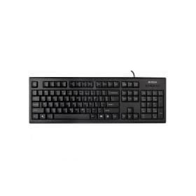 Клавиатура A4TECH KR-83 COMFORT USB ROUND EDGE KEYBOARD BLACK US+RUSSIAN