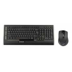 Комплект клавиатура и мышь A4TECH 9300F (GR-152+G9-730FX) V-TRACK WIRELESS KEYBOARD + MOUSE SET USB BLACK US+RUSSIAN