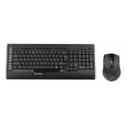 Комплект клавиатура и мышь A4TECH 9300F (GR-152+G9-730FX) V-TRACK WIRELESS KEYBOARD + MOUSE SET USB BLACK US+RUSSIAN
