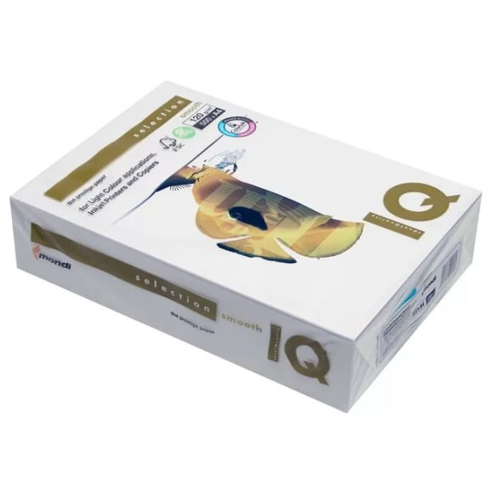 Офисная бумага IQ smooth selection А4 120 гр/м2 пачка 500 листов