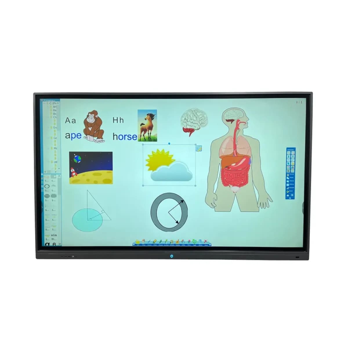 Интерактивная панель MultiTouch BLE-65 4G32G (65 дюймов, android 13.0, 4G ram, 32G storage), антибликовое стекло