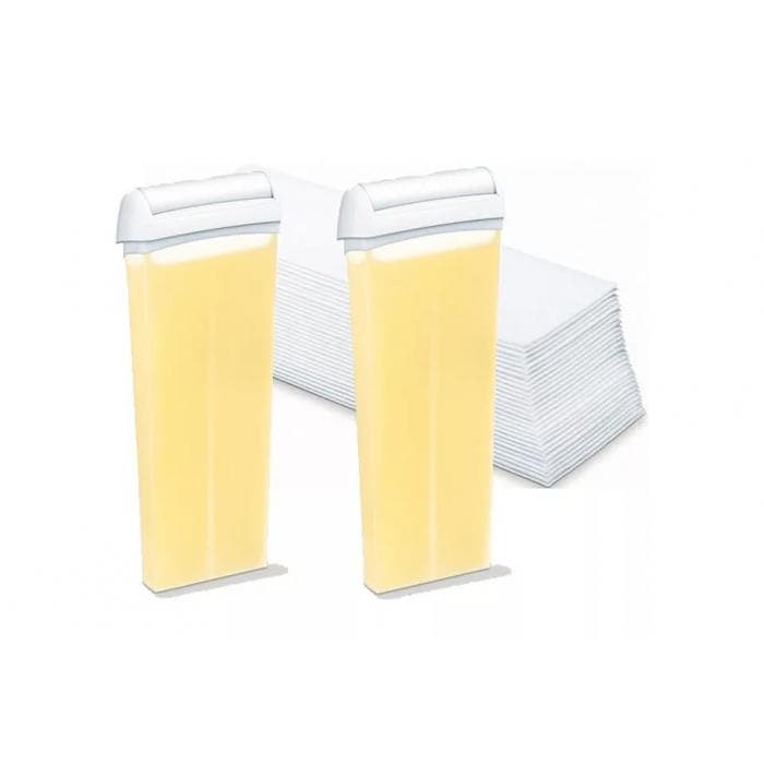 Дополнительный комплект для Beurer HLE 40\ 2 картриджа с пчелиным воском + 50 полосок для эпиляции