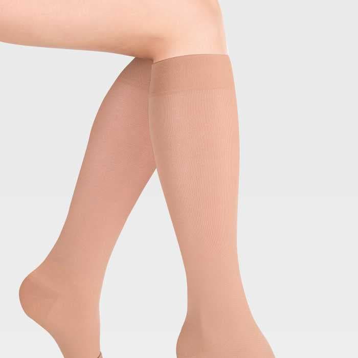 Гольфы антиварикозные мужские (2 класс компрессии),23-32 мм рт.ст. цвет: бежевый (322)