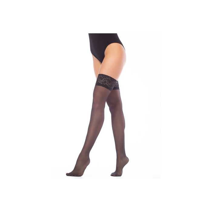 Чулки компрессионные 23-32 мм рт.ст МСМФ (2класс компр.) закр.носок, цвет: шоколад (EU 222)