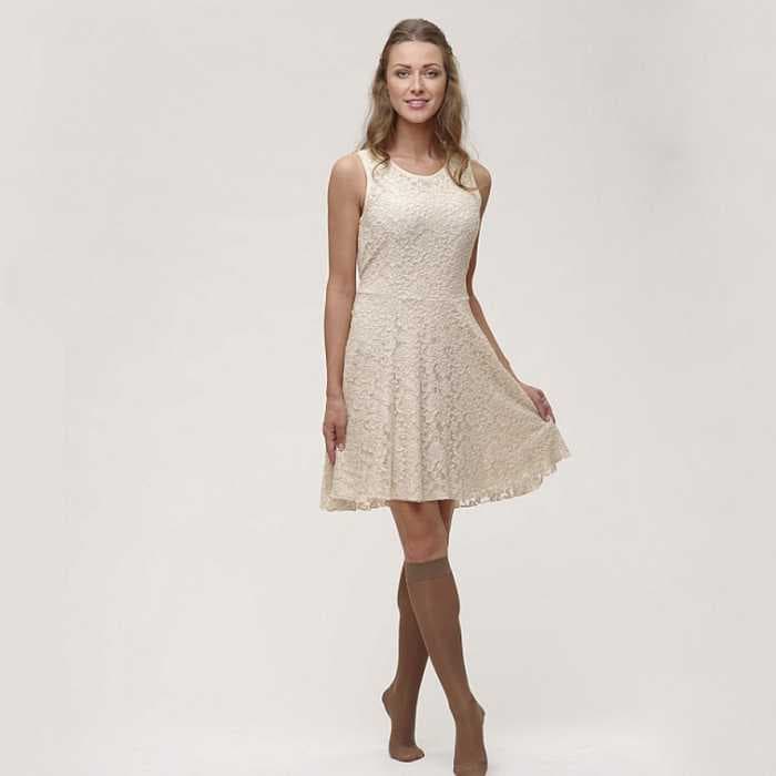 Гольфы антиварикозные (2 класс компрессии), 23-32 мм рт.ст. цвет: бронза (321)