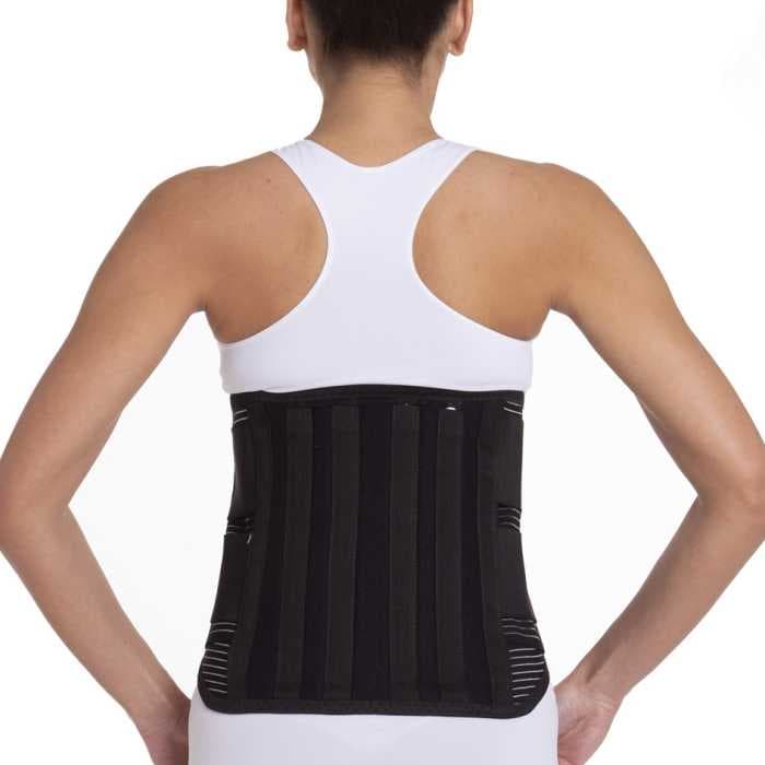 Корректор пояснично-крестцовый полужесткий с металлическими ребрами и доп. застежками КОМФ-ОРТ (К-509)