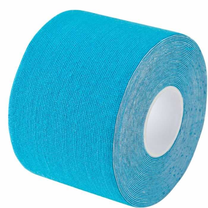 Кинезиотейп (5*500см) цвет голубой
