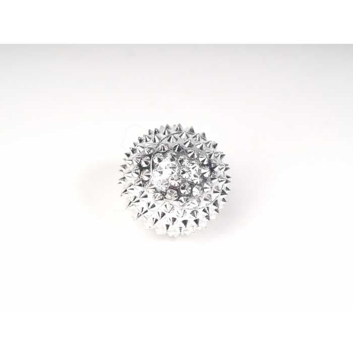 Аппликатор акупунктурный в виде шара (с магнитом и шипами) Серебро