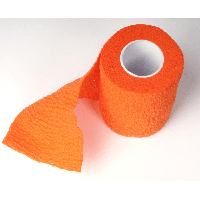 Лента когезивная оранжевая_№16 (7,5 см*4,5 м) (4003)