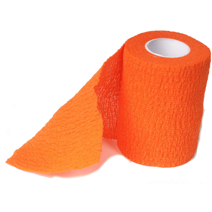 Лента когезивная оранжевая_№16 (7,5 см*4,5 м) (4003)