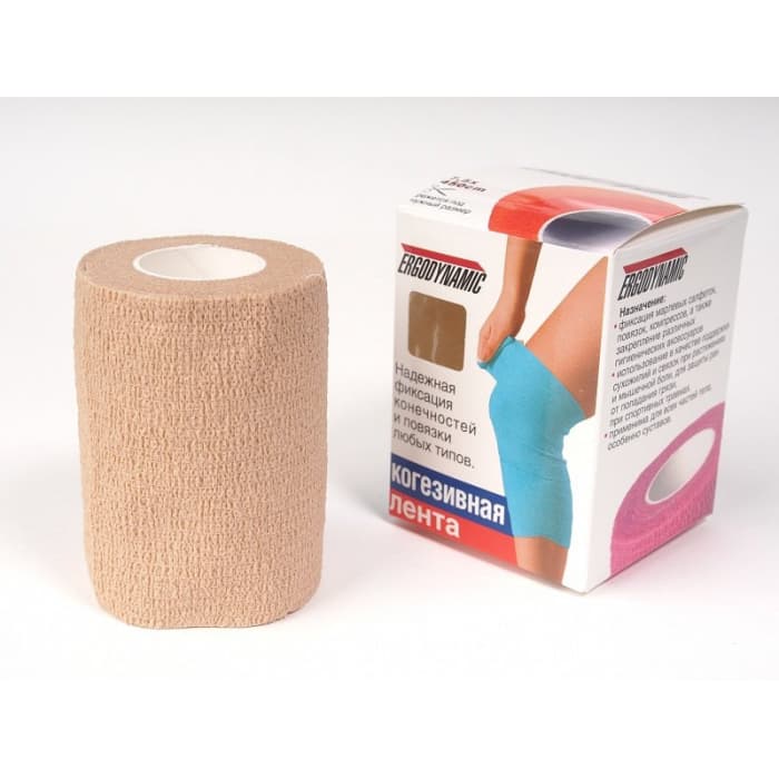 Лента когезивная телесная_№16 (7,5 см*4,5 м) (4005)