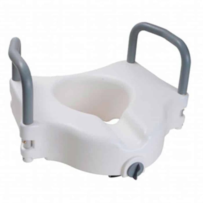 Насадка на унитаз поручнями высота 12,7 см (Е 0902)