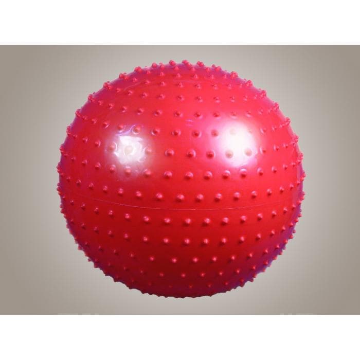 Мяч гимнастический игольчатый (красный) 65 см (L 0565b)