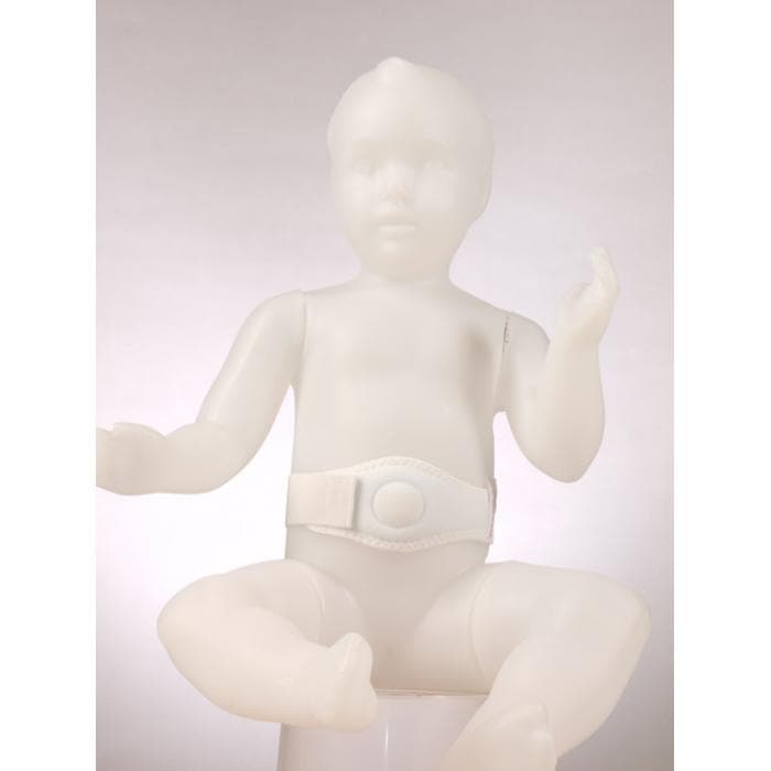 Детский пупочный противогрыжевый бандаж с круглым пелотом КОМФ-ОРТ (К-300)