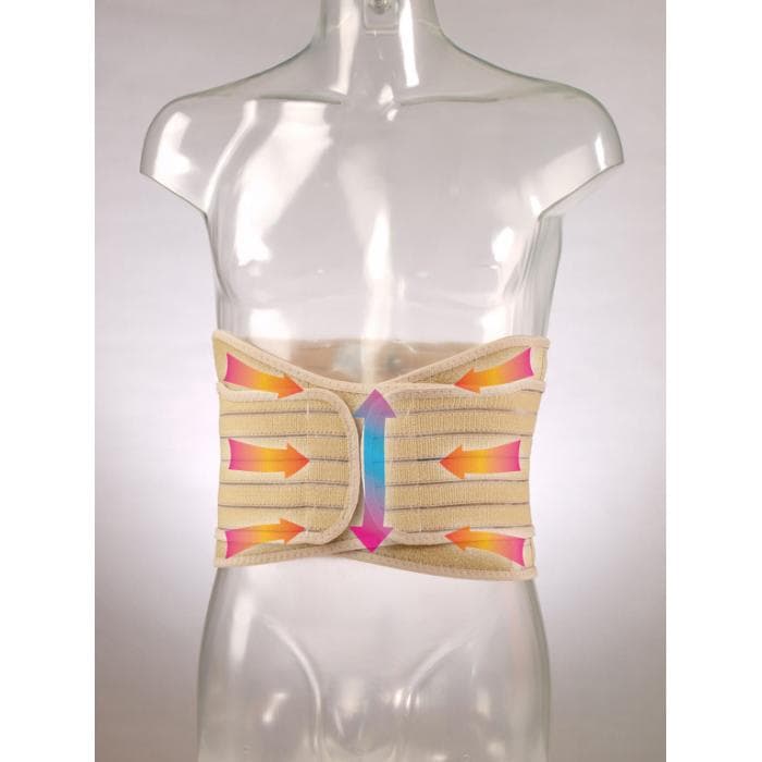 Корсет поясничный с усиленными пластинами (4 усиленные пластины, ширина изделия - 24см) FOSTA (F 5210)