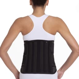 Корректор пояснично-крестцовый полужесткий с металлическими ребрами и доп. застежками КОМФ-ОРТ (К-509)