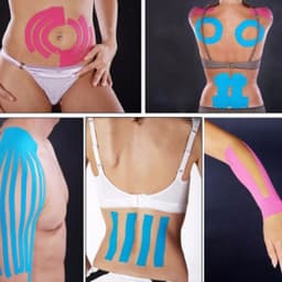 Кинезиотейп (5*500см) цвет голубой