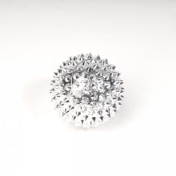 Аппликатор акупунктурный в виде шара (с магнитом и шипами) Серебро