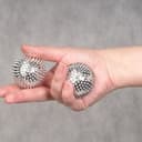 Аппликатор акупунктурный в виде шара (с магнитом и шипами) Серебро