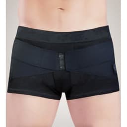 Бандаж грыжевой паховый цвет черный Полнота 1 КОМФ-ОРТ (К-450)